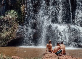 Camping e Cachoeira Saltão